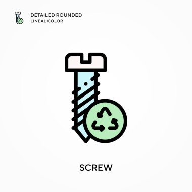 Detaylı yuvarlak çizgisel rengin canı cehenneme. Modern vektör illüstrasyon kavramları. Düzenlemesi ve kişiselleştirmesi kolay.