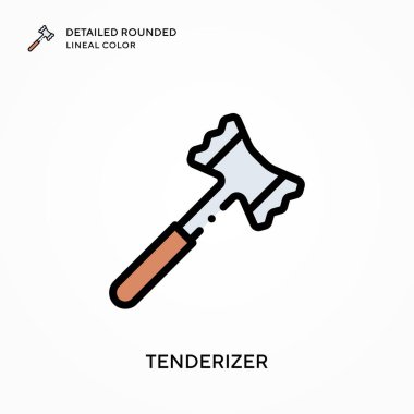 Yumuşatıcı ayrıntılı yuvarlak çizgisel renk. Modern vektör illüstrasyon kavramları. Düzenlemesi ve kişiselleştirmesi kolay.