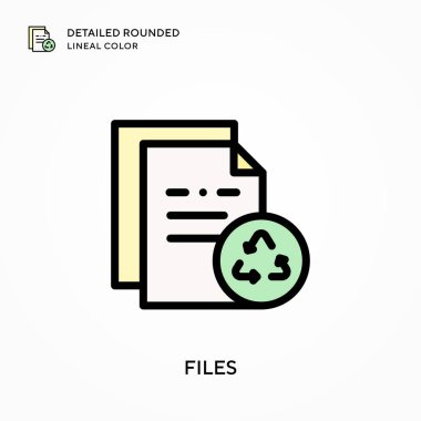 Ayrıntılı yuvarlak doğrusal renkler. Modern vektör illüstrasyon kavramları. Düzenlemesi ve kişiselleştirmesi kolay.