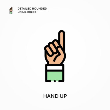 Ayrıntılı yuvarlak çizgi rengini kaldır. Modern vektör illüstrasyon kavramları. Düzenlemesi ve kişiselleştirmesi kolay.