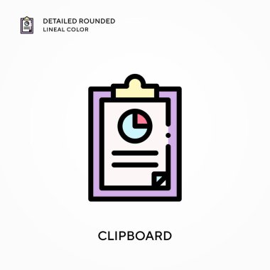 Pano ayrıntılı yuvarlak doğrusal renk. Modern vektör illüstrasyon kavramları. Düzenlemesi ve kişiselleştirmesi kolay.