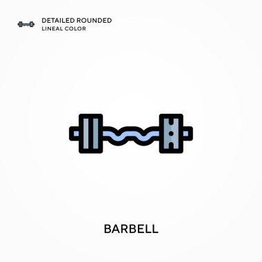 Halter yuvarlak çizgi rengini detaylandırdı. Modern vektör illüstrasyon kavramları. Düzenlemesi ve kişiselleştirmesi kolay.