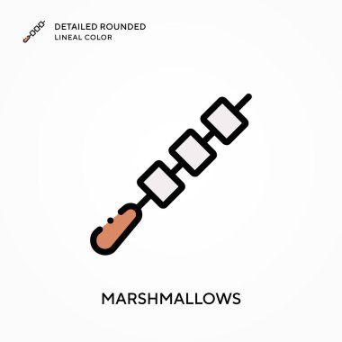 Şekerlemeler yuvarlak çizgisel renkler içeriyor. Modern vektör illüstrasyon kavramları. Düzenlemesi ve kişiselleştirmesi kolay.