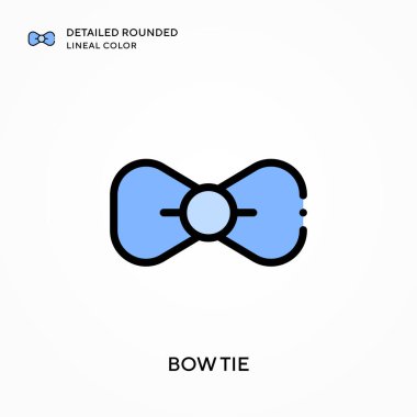 Papyon ayrıntılı yuvarlak çizgisel renk. Modern vektör illüstrasyon kavramları. Düzenlemesi ve kişiselleştirmesi kolay.