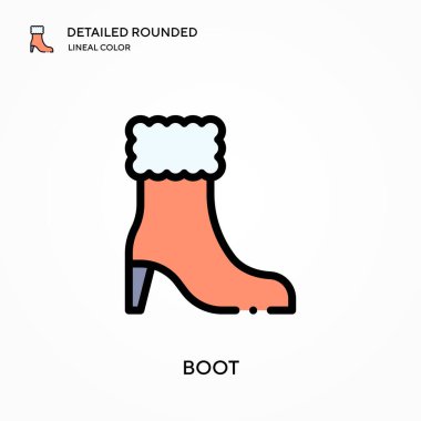 Çizme detaylı yuvarlak doğrusal renk vektör simgesi. Web mobil UI ögesi için resimleme sembolü tasarım şablonu. Düzenlenebilir vuruşlarda mükemmel renk modern piktogram. İş projeniz için açılış simgeleri