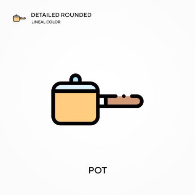 Ot detaylı yuvarlak doğrusal renk vektör simgesi. Web mobil UI ögesi için resimleme sembolü tasarım şablonu. Düzenlenebilir vuruşlarda mükemmel renk modern piktogram. İş projeniz için esrar simgeleri