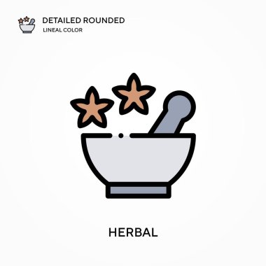 Bitkisel ayrıntılı yuvarlak doğrusal renk vektör ikonu. Web mobil UI ögesi için resimleme sembolü tasarım şablonu. Düzenlenebilir vuruşlarda mükemmel renk modern piktogram. İş projeniz için bitkisel simgeler