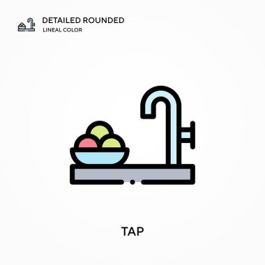 Ayrıntılı yuvarlak doğrusal renk vektörü simgesi. Web mobil UI ögesi için resimleme sembolü tasarım şablonu. Düzenlenebilir vuruşlarda mükemmel renk modern piktogram. İş projeniz için tıklama simgeleri