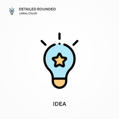 Ayrıntılı yuvarlak doğrusal renk vektörü simgesi. Web mobil UI ögesi için resimleme sembolü tasarım şablonu. Düzenlenebilir vuruşlarda mükemmel renk modern piktogram. İş projeniz için fikir simgeleri