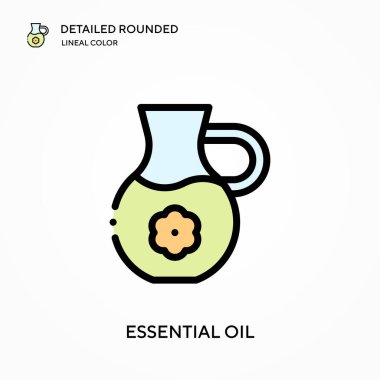 Temel yağ ayrıntılı yuvarlak lineal renk vektör ikonu. Web mobil UI ögesi için resimleme sembolü tasarım şablonu. Düzenlenebilir vuruşlarda mükemmel renk modern piktogram. İş projeniz için gerekli yağ simgeleri