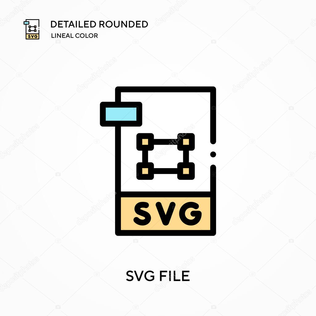 Download Svg File Detailed Rounded Lineal Color Vector Icon Illustration Symbol Design Template For Web Mobile Ui Element Perfect Color Modern Pictogram On Editable Stroke Svg File Icons For Your Business Project