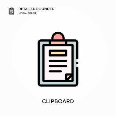 Pano ayrıntılı yuvarlak doğrusal renk vektörü simgesi. Web mobil UI ögesi için resimleme sembolü tasarım şablonu. Düzenlenebilir vuruşlarda mükemmel renk modern piktogram. İş projeniz için pano simgeleri