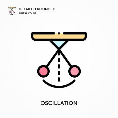 Dalgalanma ayrıntılı yuvarlak doğrusal renk vektör simgesi. Web mobil UI ögesi için resimleme sembolü tasarım şablonu. Düzenlenebilir vuruşlarda mükemmel renk modern piktogram. İş projeniz için titreşim simgeleri