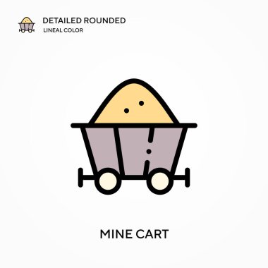 Benimkinde yuvarlak doğrusal renk vektör simgesi vardı. Web mobil UI ögesi için resimleme sembolü tasarım şablonu. Düzenlenebilir vuruşlarda mükemmel renk modern piktogram. Senin iş projen için benim arabamın simgeleri.