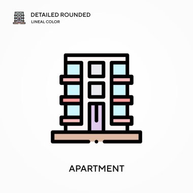 Daire detaylı yuvarlak doğrusal renk vektör simgesi. Web mobil UI ögesi için resimleme sembolü tasarım şablonu. Düzenlenebilir vuruşlarda mükemmel renk modern piktogram. İş projeniz için daire simgeleri