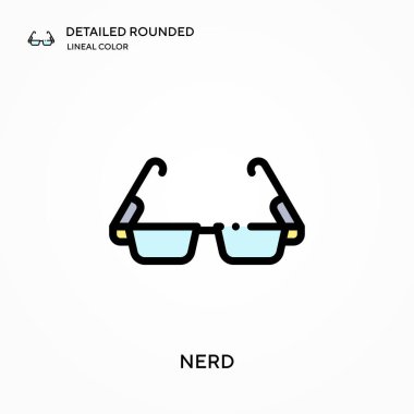 İnek ayrıntılı yuvarlak doğrusal renk vektör simgesi. Web mobil UI ögesi için resimleme sembolü tasarım şablonu. Düzenlenebilir vuruşlarda mükemmel renk modern piktogram. İş projeniz için inek simgeleri