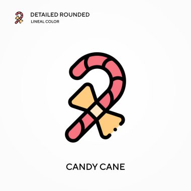 Şeker kamışı yuvarlak doğrusal renk vektör simgesini detaylandırdı. Web mobil UI ögesi için resimleme sembolü tasarım şablonu. Düzenlenebilir vuruşlarda mükemmel renk modern piktogram. İş projeniz için şeker kamışı simgeleri