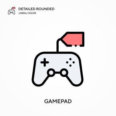 Av alanı yuvarlak çizgi renk vektörü simgesini detaylı olarak açıkladı. Web mobil UI ögesi için resimleme sembolü tasarım şablonu. Düzenlenebilir vuruşlarda mükemmel renk modern piktogram. İş projeniz için oyun alanı simgeleri