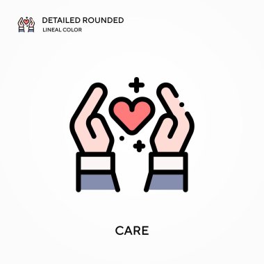 Ayrıntılı yuvarlak doğrusal renk vektör simgesine dikkat edin. Web mobil UI ögesi için resimleme sembolü tasarım şablonu. Düzenlenebilir vuruşlarda mükemmel renk modern piktogram. İş projeniz için dikkat simgeleri