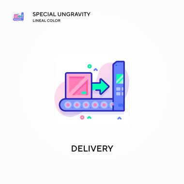 Özel yerçekimsiz çizgi renk ikonu. Modern vektör illüstrasyon kavramları. Düzenlemesi ve kişiselleştirmesi kolay.