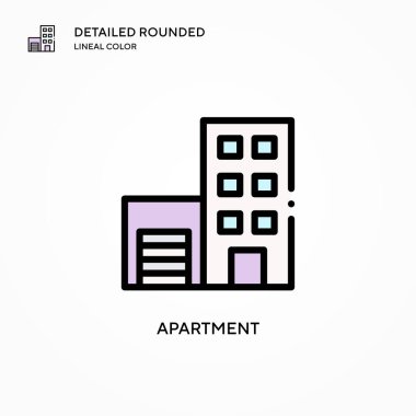 Daire vektör simgesi. Modern vektör illüstrasyon kavramları. Düzenlemesi ve kişiselleştirmesi kolay.