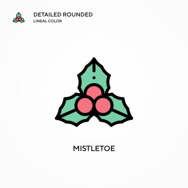 Ökse otu vektör simgesi. Modern vektör illüstrasyon kavramları. Düzenlemesi ve kişiselleştirmesi kolay.