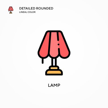 Lamba vektör simgesi. Modern vektör illüstrasyon kavramları. Düzenlemesi ve kişiselleştirmesi kolay.