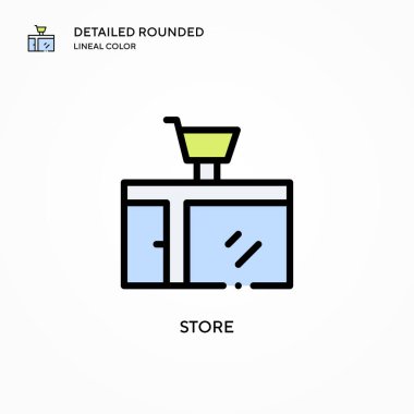 Vektör simgesini kaydet. Modern vektör illüstrasyon kavramları. Düzenlemesi ve kişiselleştirmesi kolay.