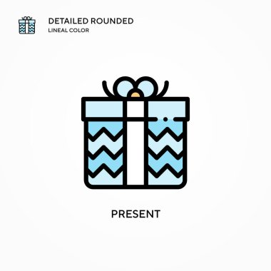 Mevcut vektör simgesi. Modern vektör illüstrasyon kavramları. Düzenlemesi ve kişiselleştirmesi kolay.