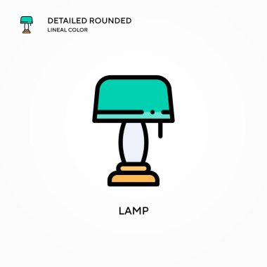 Lamba vektör simgesi. Modern vektör illüstrasyon kavramları. Düzenlemesi ve kişiselleştirmesi kolay.