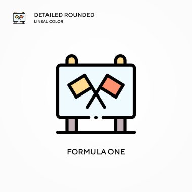 Formül bir vektör simgesi. Modern vektör illüstrasyon kavramları. Düzenlemesi ve kişiselleştirmesi kolay.