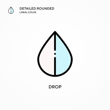 Vektör simgesini bırak. Modern vektör illüstrasyon kavramları. Düzenlemesi ve kişiselleştirmesi kolay.