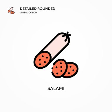 Salam vektör simgesi. Modern vektör illüstrasyon kavramları. Düzenlemesi ve kişiselleştirmesi kolay.