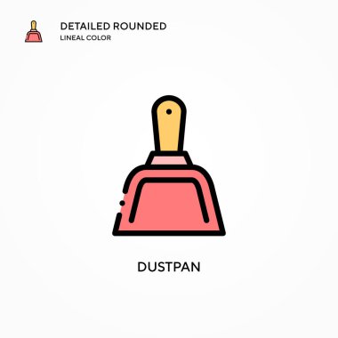 Faraş vektör simgesi. Modern vektör illüstrasyon kavramları. Düzenlemesi ve kişiselleştirmesi kolay.