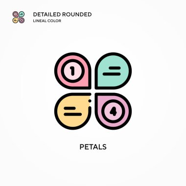 Yaprak vektör simgesi. Modern vektör illüstrasyon kavramları. Düzenlemesi ve kişiselleştirmesi kolay.