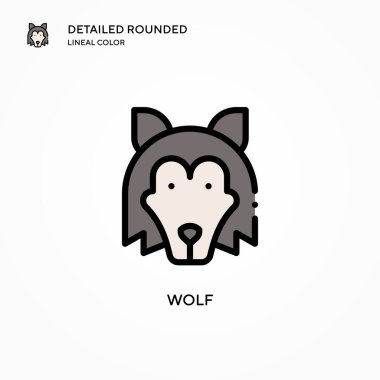 Kurt vektör simgesi. Modern vektör illüstrasyon kavramları. Düzenlemesi ve kişiselleştirmesi kolay.