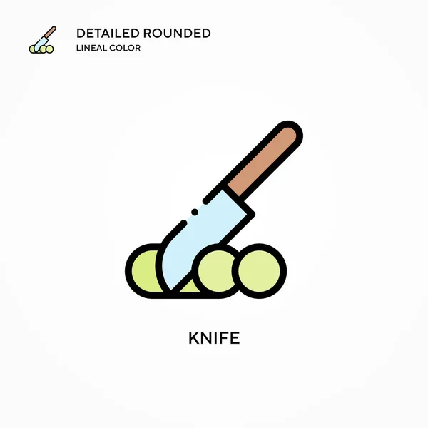 Knife Vector Icon 일러스트 편집하고 맞춤화하기가 — 스톡 벡터