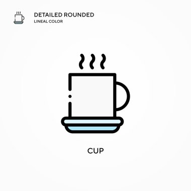 Kap vektör simgesi. Modern vektör illüstrasyon kavramları. Düzenlemesi ve kişiselleştirmesi kolay.