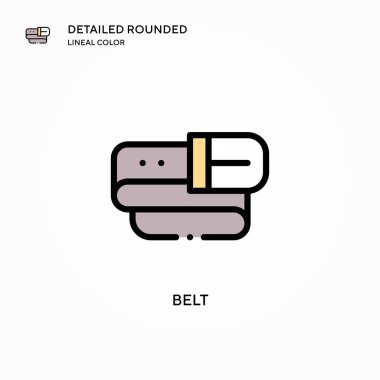 Kemer vektör simgesi. Modern vektör illüstrasyon kavramları. Düzenlemesi ve kişiselleştirmesi kolay.