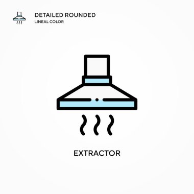 Çekici vektör simgesi. Modern vektör illüstrasyon kavramları. Düzenlemesi ve kişiselleştirmesi kolay.