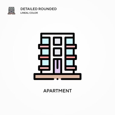 Daire vektör simgesi. Modern vektör illüstrasyon kavramları. Düzenlemesi ve kişiselleştirmesi kolay.