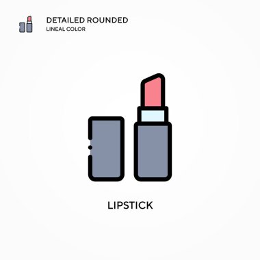 Ruj vektör simgesi. Modern vektör illüstrasyon kavramları. Düzenlemesi ve kişiselleştirmesi kolay.