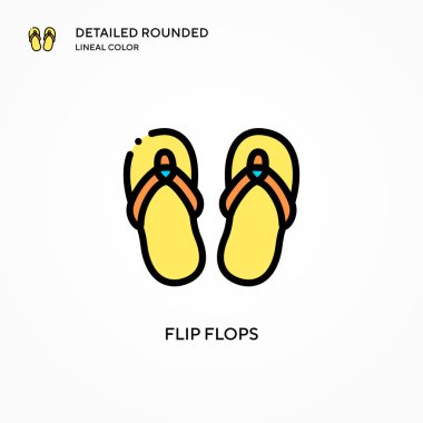 Döndürme vektör simgesi. Modern vektör illüstrasyon kavramları. Düzenlemesi ve kişiselleştirmesi kolay.