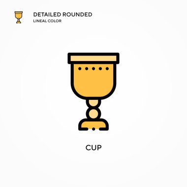 Kap vektör simgesi. Modern vektör illüstrasyon kavramları. Düzenlemesi ve kişiselleştirmesi kolay.