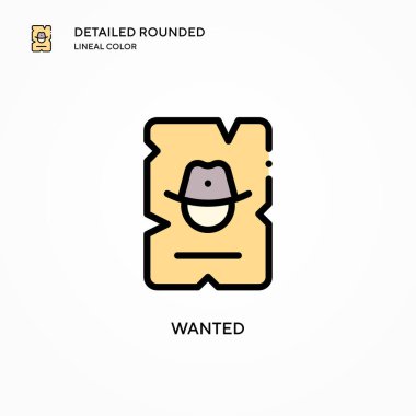 Vektör ikonu aranıyor. Modern vektör illüstrasyon kavramları. Düzenlemesi ve kişiselleştirmesi kolay.