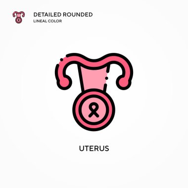 Rahim vektör simgesi. Modern vektör illüstrasyon kavramları. Düzenlemesi ve kişiselleştirmesi kolay.