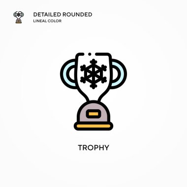 Ödül vektör simgesi. Modern vektör illüstrasyon kavramları. Düzenlemesi ve kişiselleştirmesi kolay.