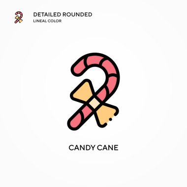 Şeker kamışı vektör simgesi. Modern vektör illüstrasyon kavramları. Düzenlemesi ve kişiselleştirmesi kolay.