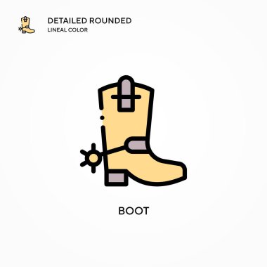 Önyükleme vektör simgesi. Modern vektör illüstrasyon kavramları. Düzenlemesi ve kişiselleştirmesi kolay.