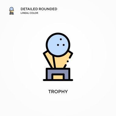 Ödül vektör simgesi. Modern vektör illüstrasyon kavramları. Düzenlemesi ve kişiselleştirmesi kolay.
